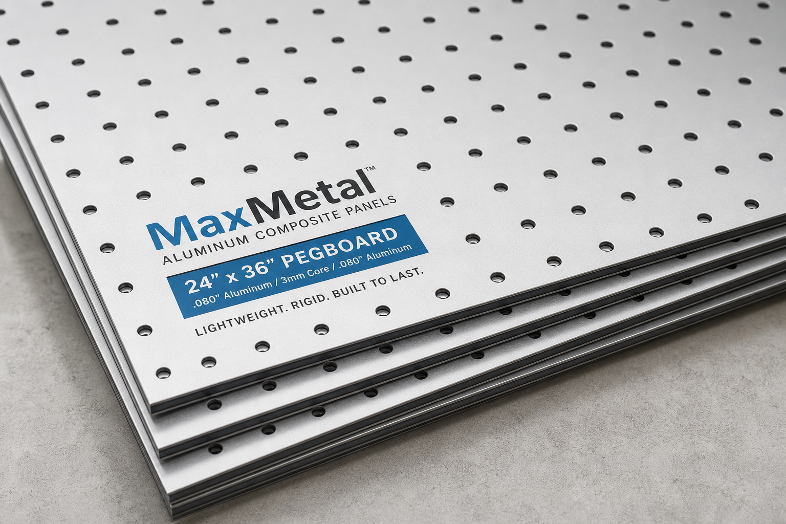 24 by 36 metal pegboards