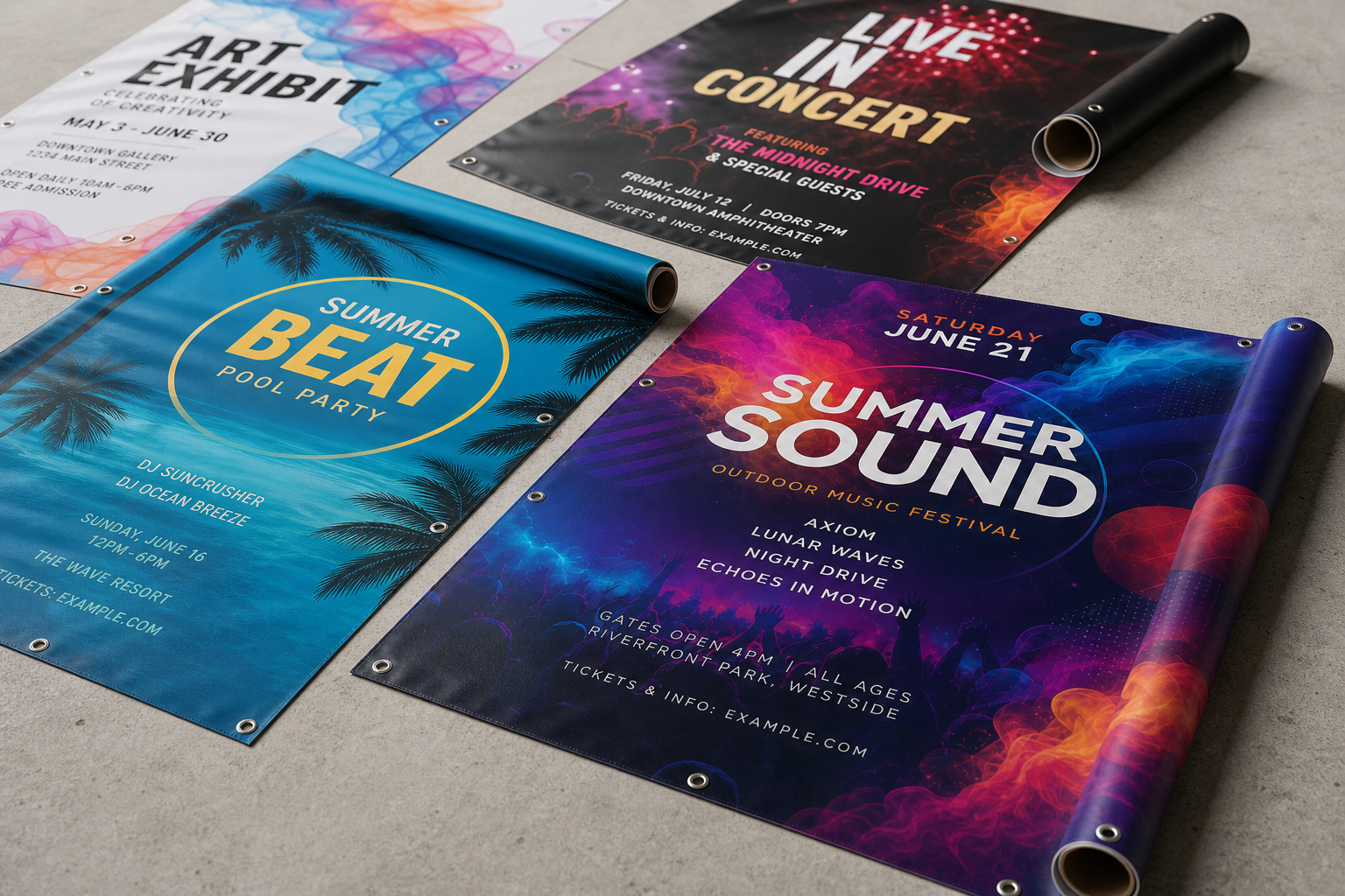 Vinyl banners