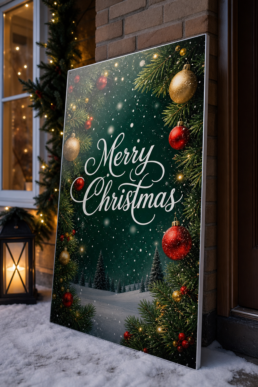Christmas seasonal Maxmetal board example