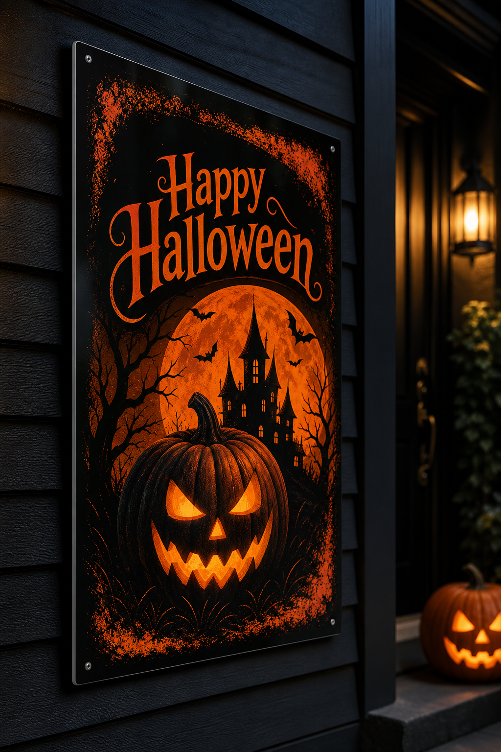 Halloween Maxmetal seasonal sign ready for display