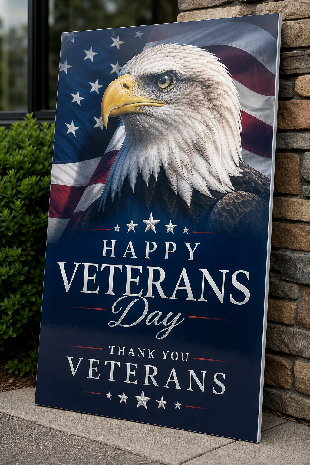 Veterans Day MaxMetal sign
